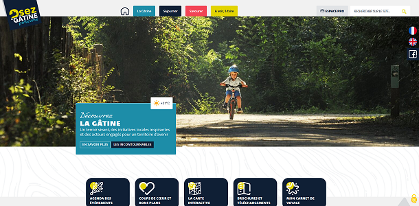 Ouvrez le nouveau portail Web de promotion touristique : www.osezlagatine.com