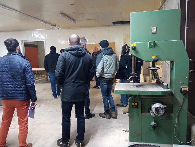 Visite d’étude au tiers-lieu “Les sens du bois”, à Pouzauges (85)